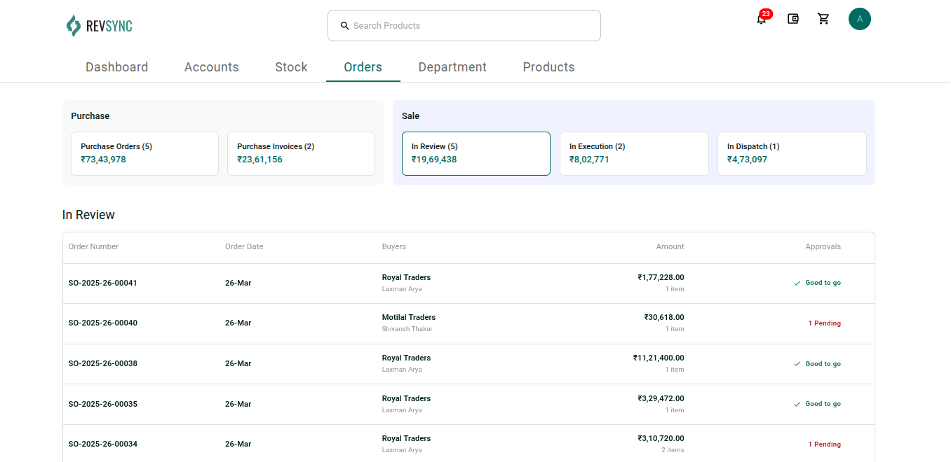 Easy Order Management